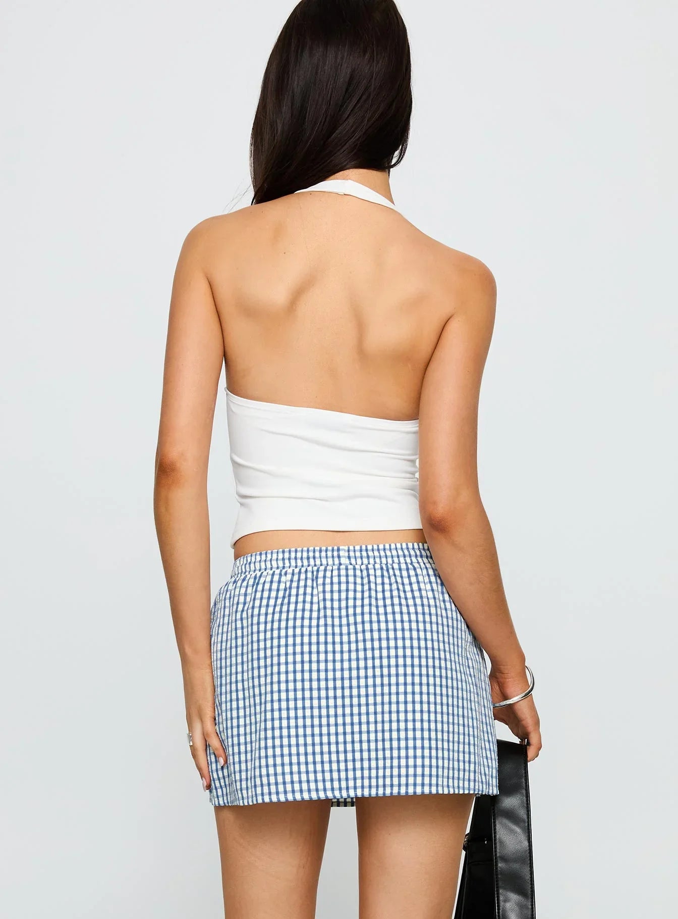Impress Me Halter Top White