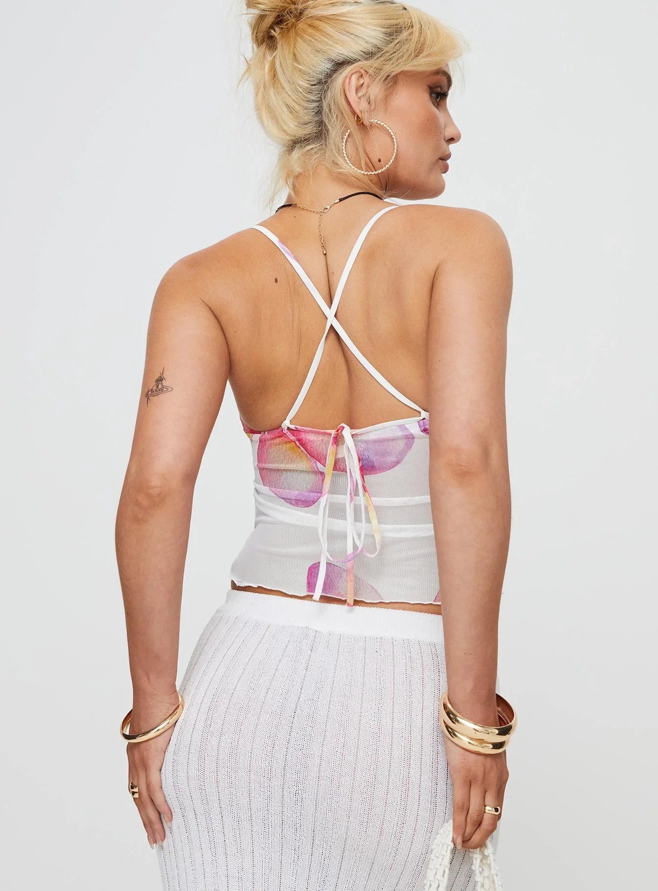 Palladino Halter Top Floral Multi