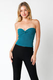 Becca Hunter Green Twist Knot Tube Top