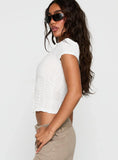 Suzu Textured Top White