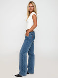 Better Half Low Rise Straight Leg Jeans Horizon Blue