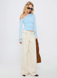 Beller Long Sleeve Top Light Blue