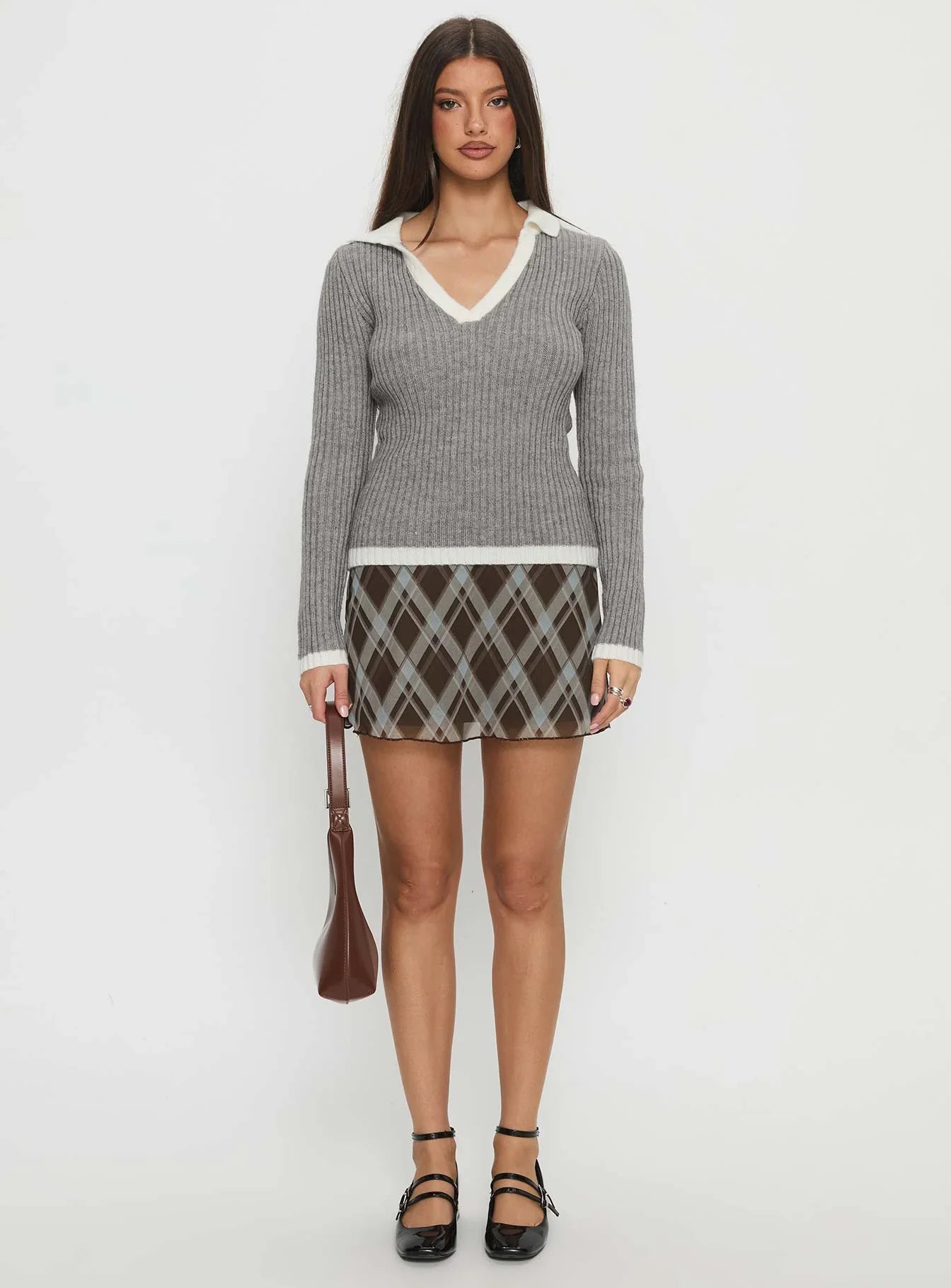 Cordilee Mini Skirt Multi Check