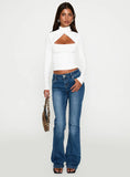Ganz Long Sleeve Top White