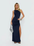 Kaidee Ruched Maxi Dress Midnight