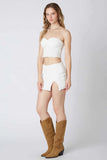 Lydia White Mini Skirt