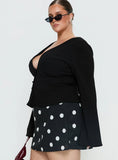 Serefina Long Sleeve Top Black Curve