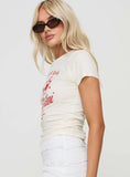 Lets Have A Dirty Martini Tee White