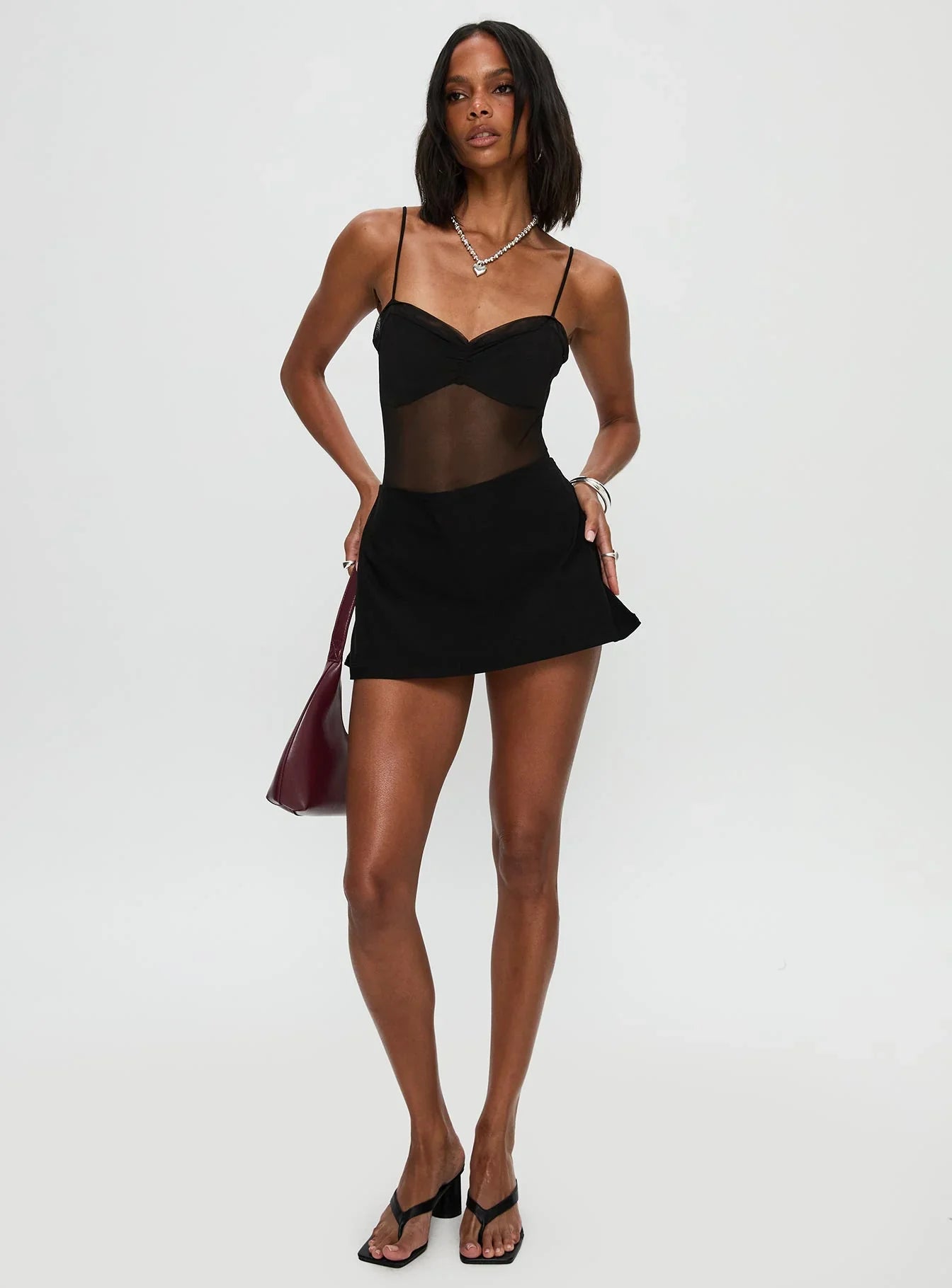 In The Club Bodysuit Black