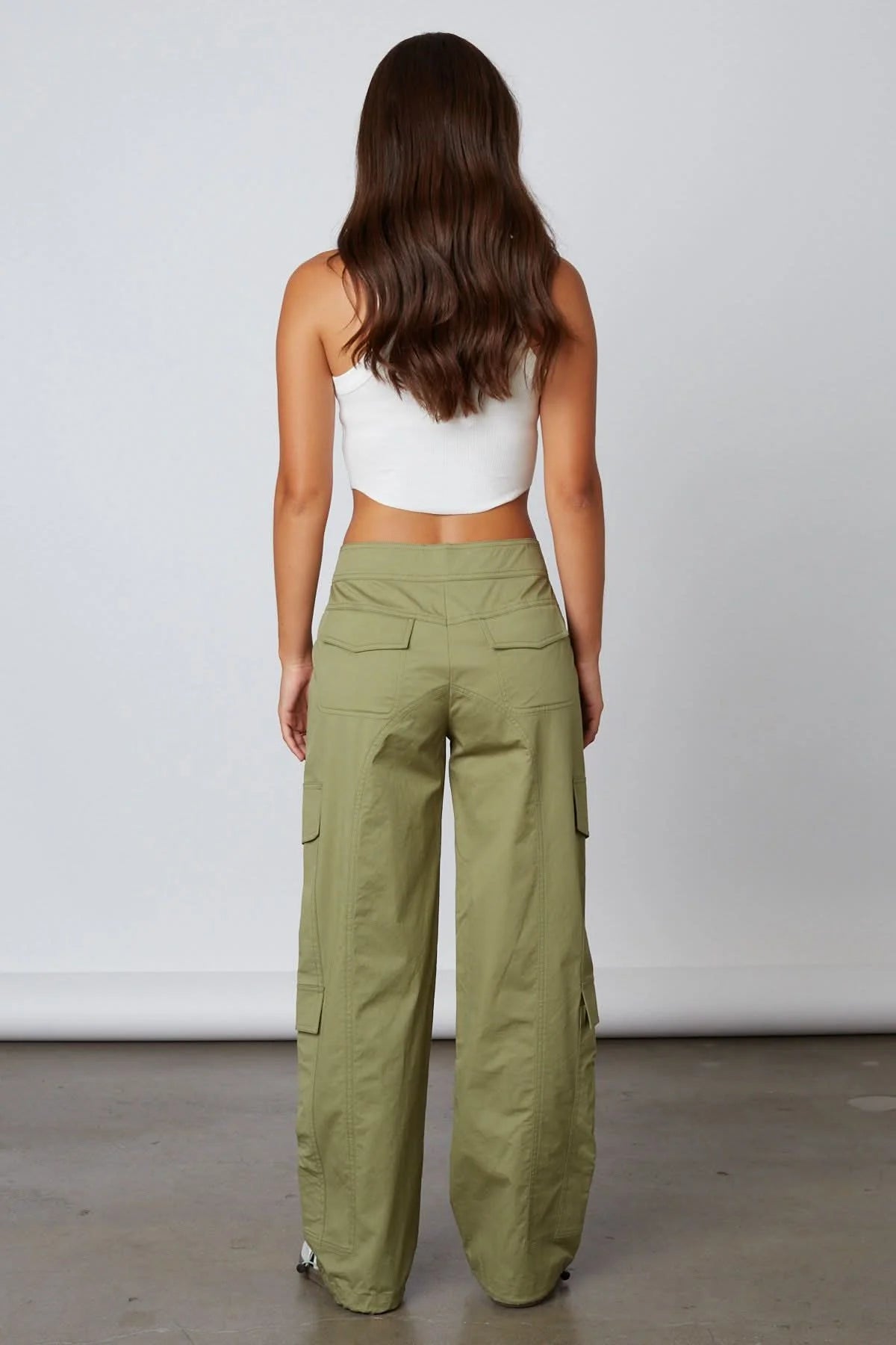 Charly Olive Cargo Pants