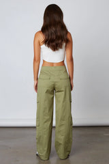 Charly Olive Cargo Pants
