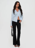 Rush Hour Long Sleeve Top Blue Stripe