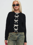 Rosalee Cardigan Black White