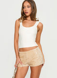 Showtime Micro Shorts Cream