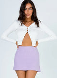 Selby Mini Skirt Lilac