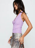 Undercover Cowl Neck Top Lilac