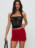 Gigi Lace Skort Red