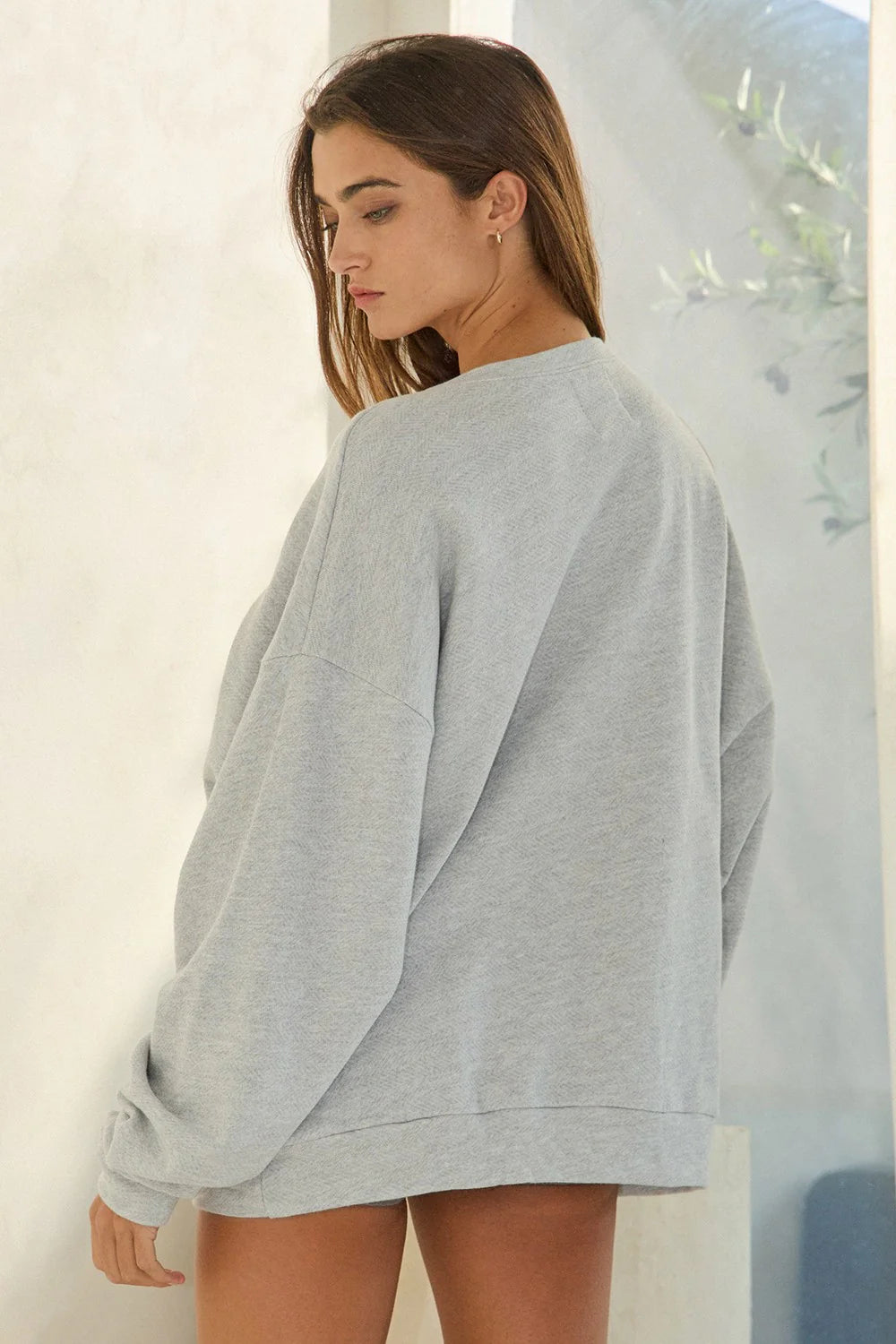 Texas Grey Crew Neck Sweatshirt