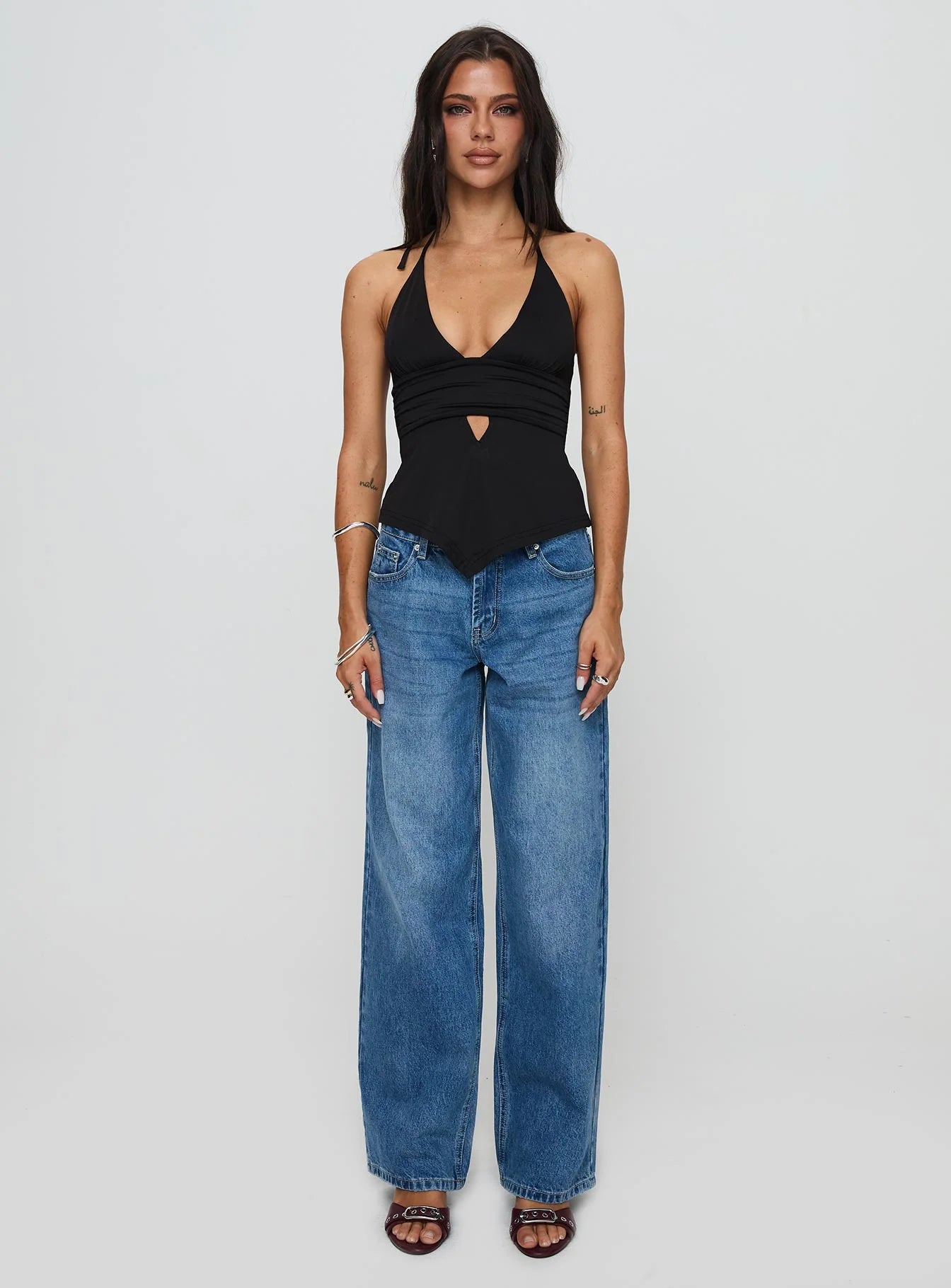 Averee Halter Top Black