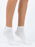 Ayla Heart Socks White