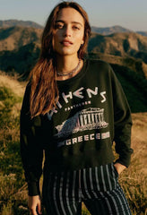 Daydreamer Athens Shrunken Crew Sweatshirt