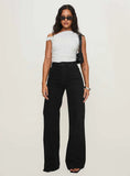 Goldie High Rise Wide Leg Jeans True Black
