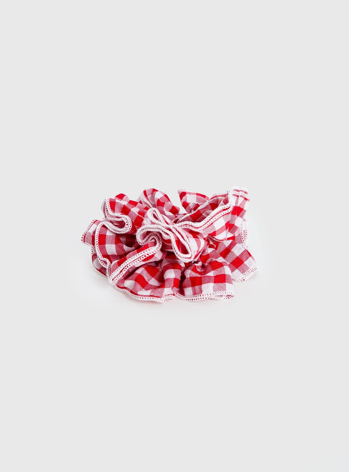 Cheshire Scrunchie Red Gingham