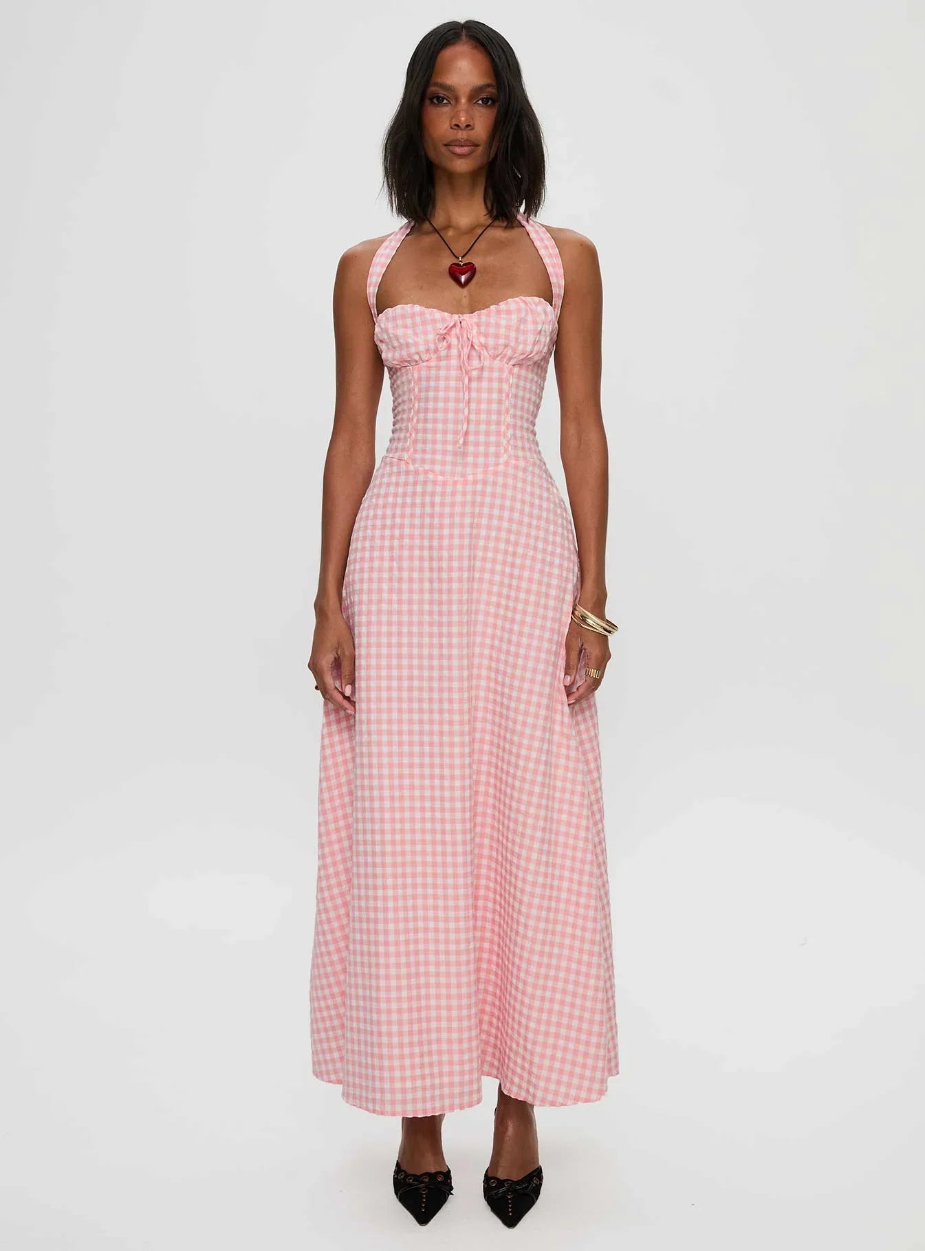 Lucky For You Halter Maxi Dress Multi