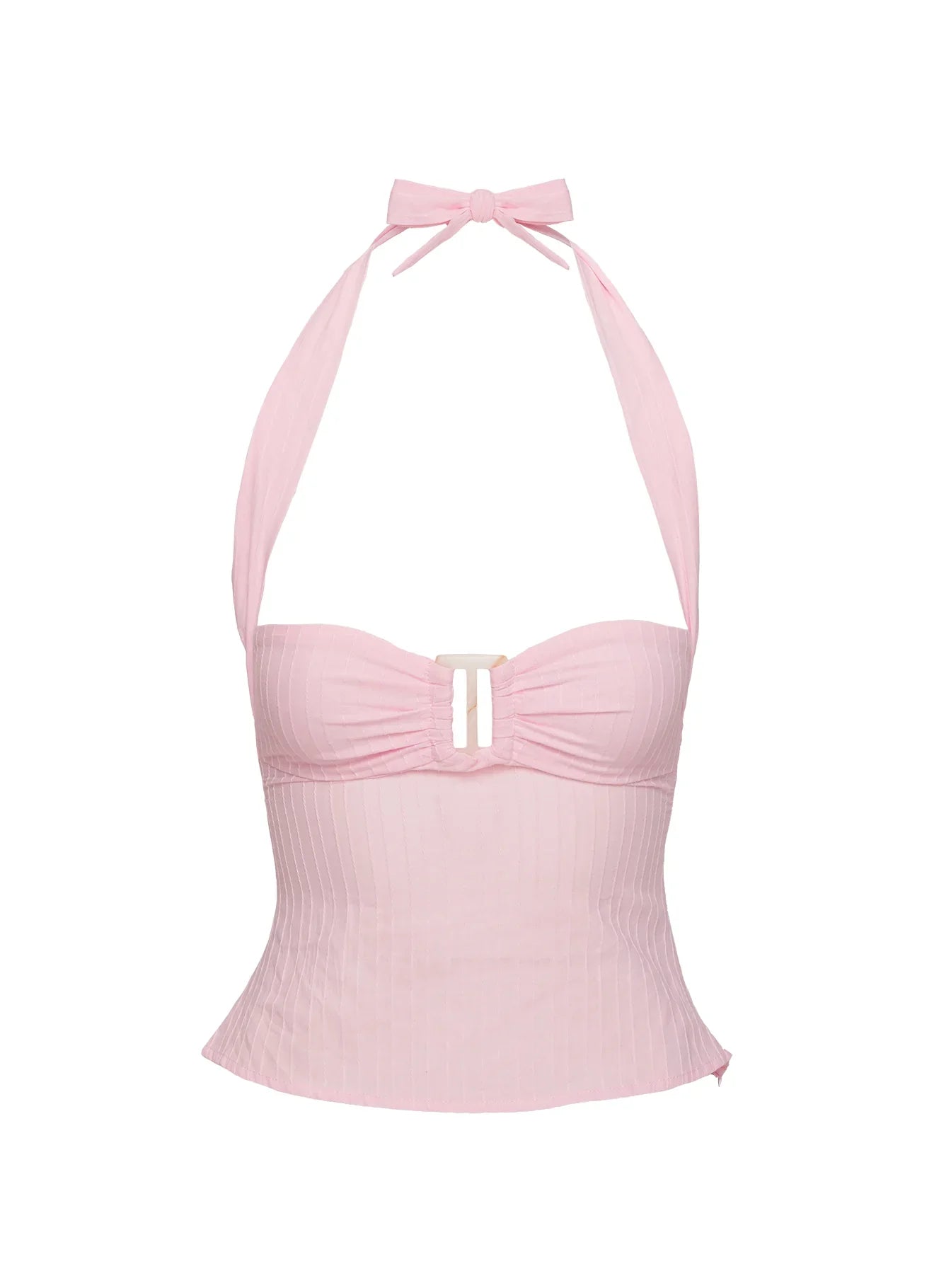 Isabetta Halter Top Pink Petite