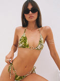 Sunbrella Triangle Bikini Top Snake