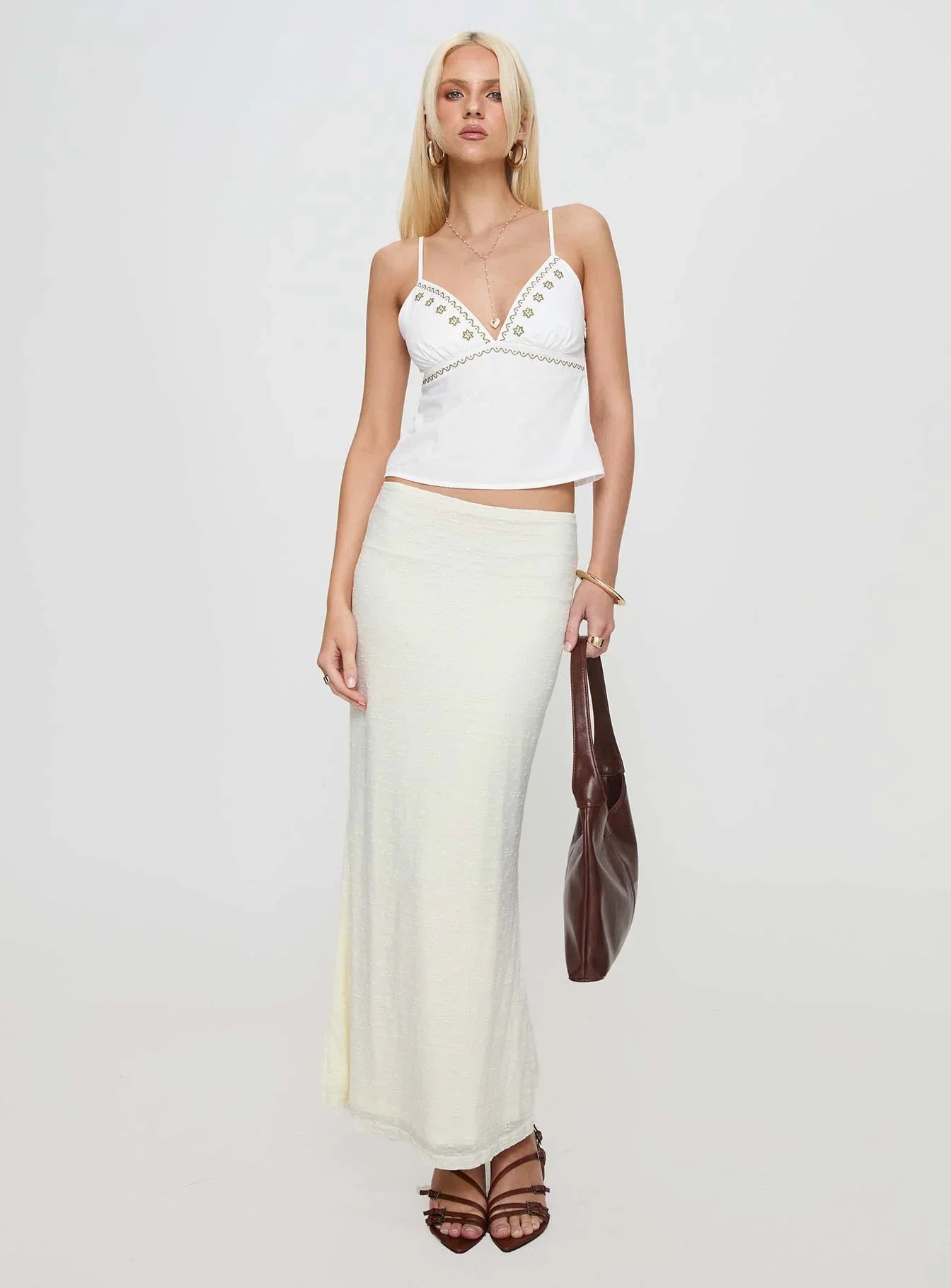 Honey Honey Top White