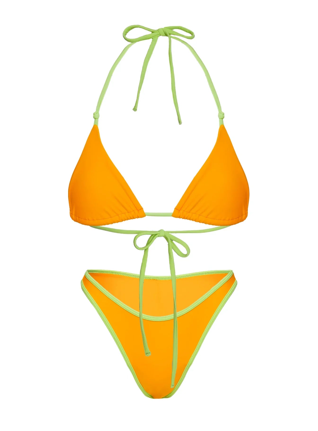 Sandbar Bikini Bottoms Orange Green
