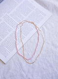In The Zone Necklace Set Pink