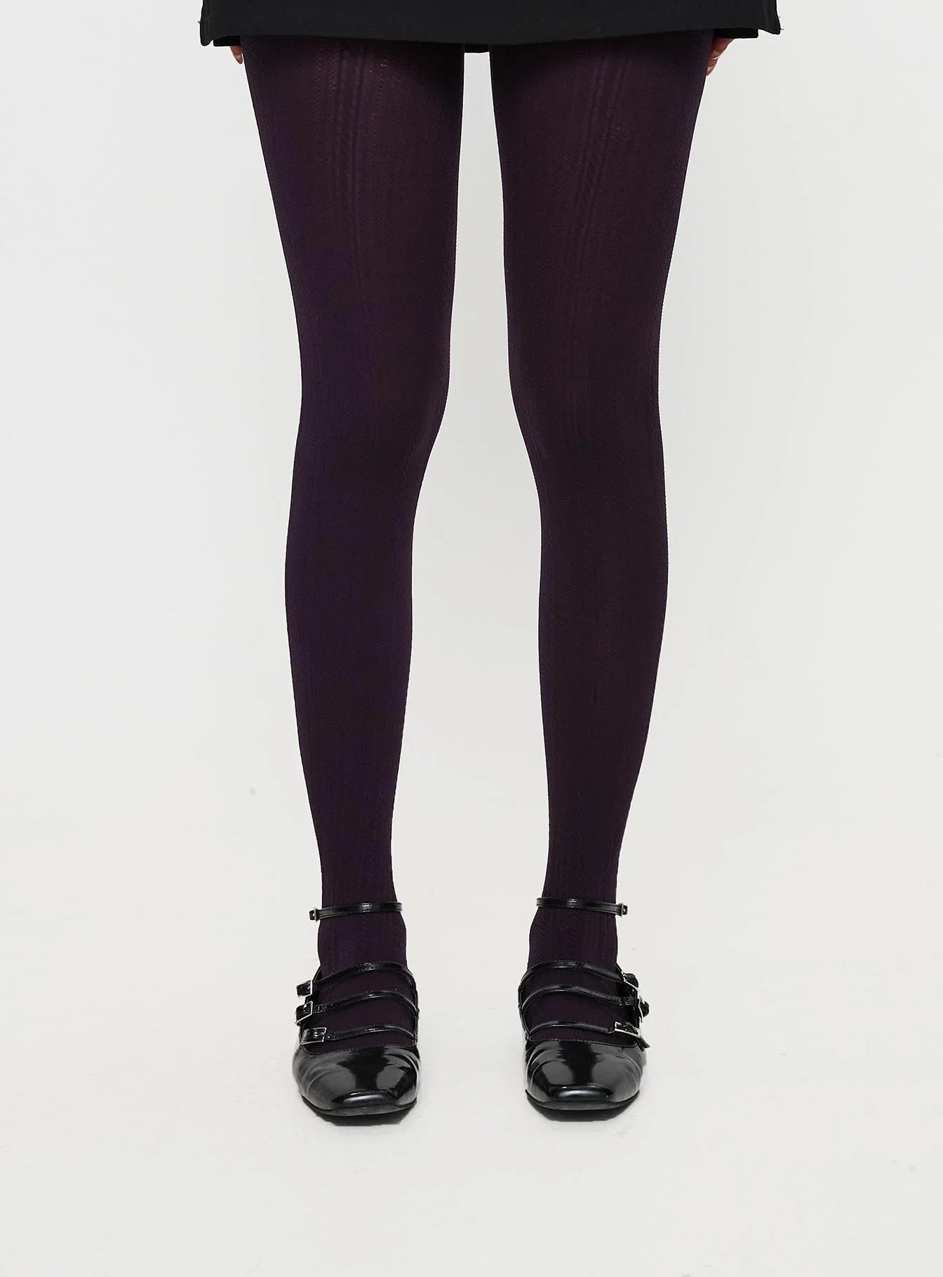 Back With Love Stockings Plum