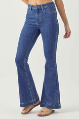 Randy Dark Wash Denim Flare Jeans