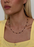 Daqiuri Necklace Gold Red