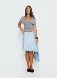 With Kindness Midi Skirt Blue