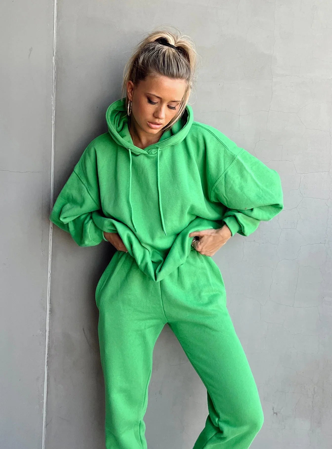 Ritu Oversized Hoodie Green
