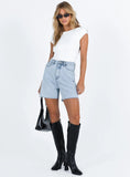 Impala Shorts Light Wash Denim