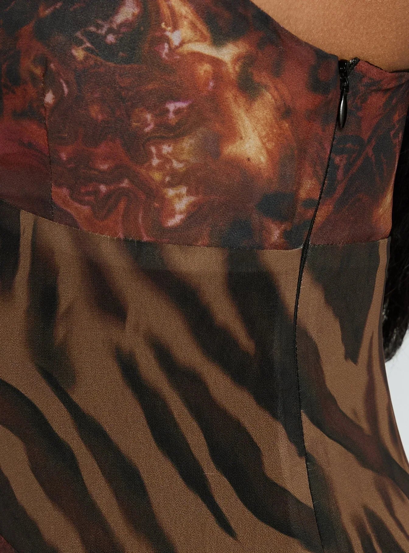 Wild Horizon Spliced Mini Dress Animal