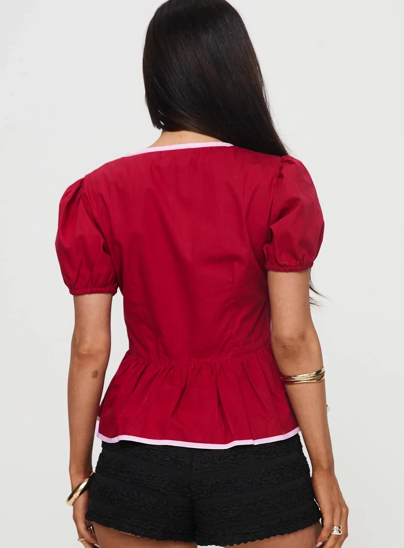 Ryota Blouse Red pink