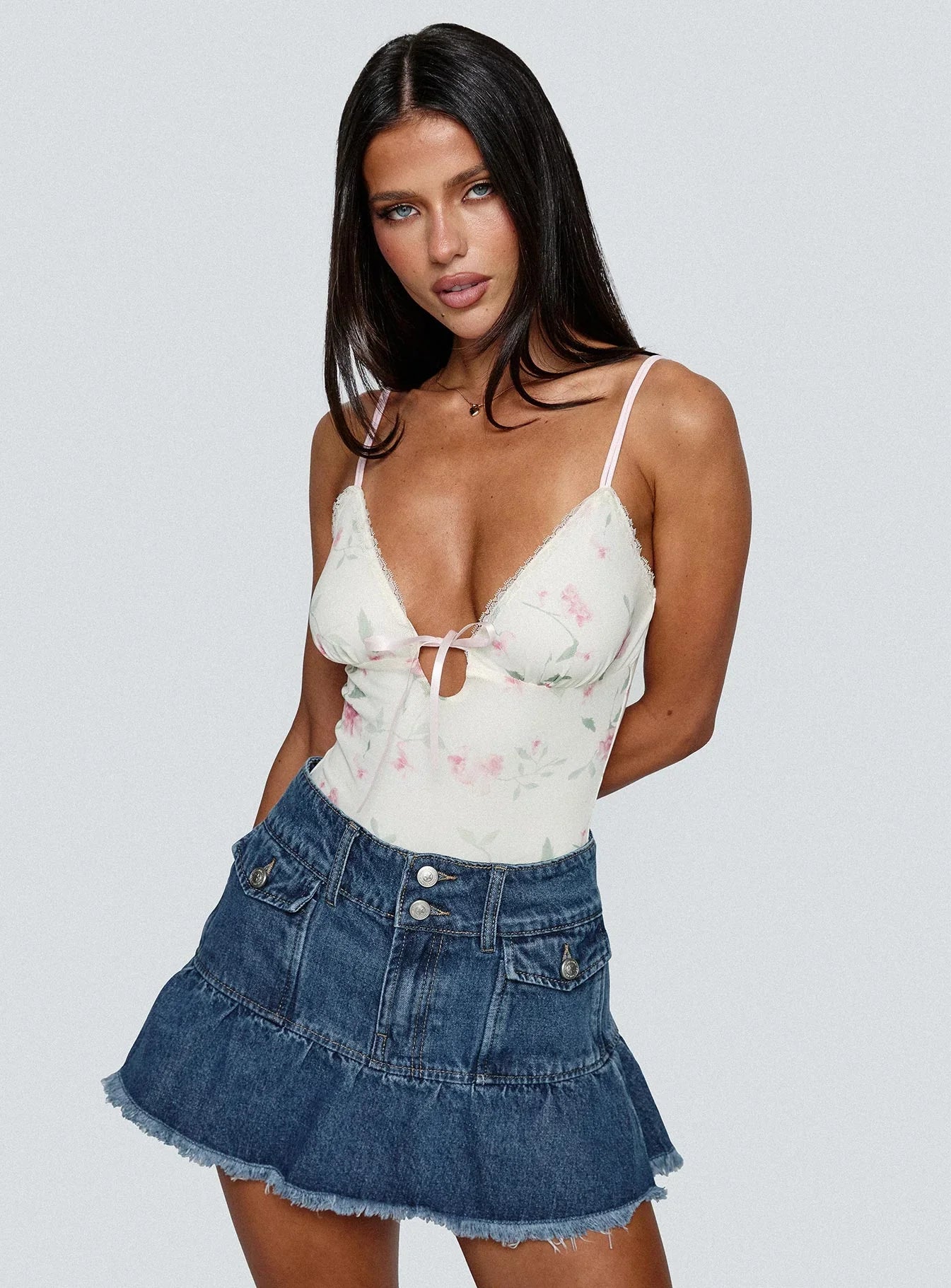 Final Fantasy Bodysuit Multi Floral