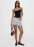 Kipper Low Rise Skort Grey