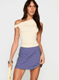 Upstate Mini Skirt Purple