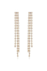 Ettika Fan Out Crystal Dangle Earrings
