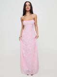 South Of France Maxi Dress Pink Petite