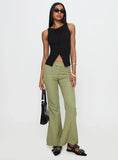 Jinxed Pant Green Stripe