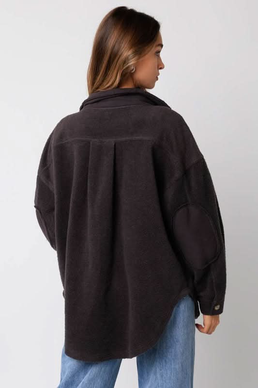 Nothing New Charcoal Shacket