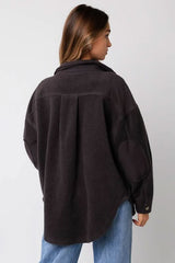 Nothing New Charcoal Shacket