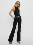Magic Mirror Mid Rise Bootleg Jeans Washed Black